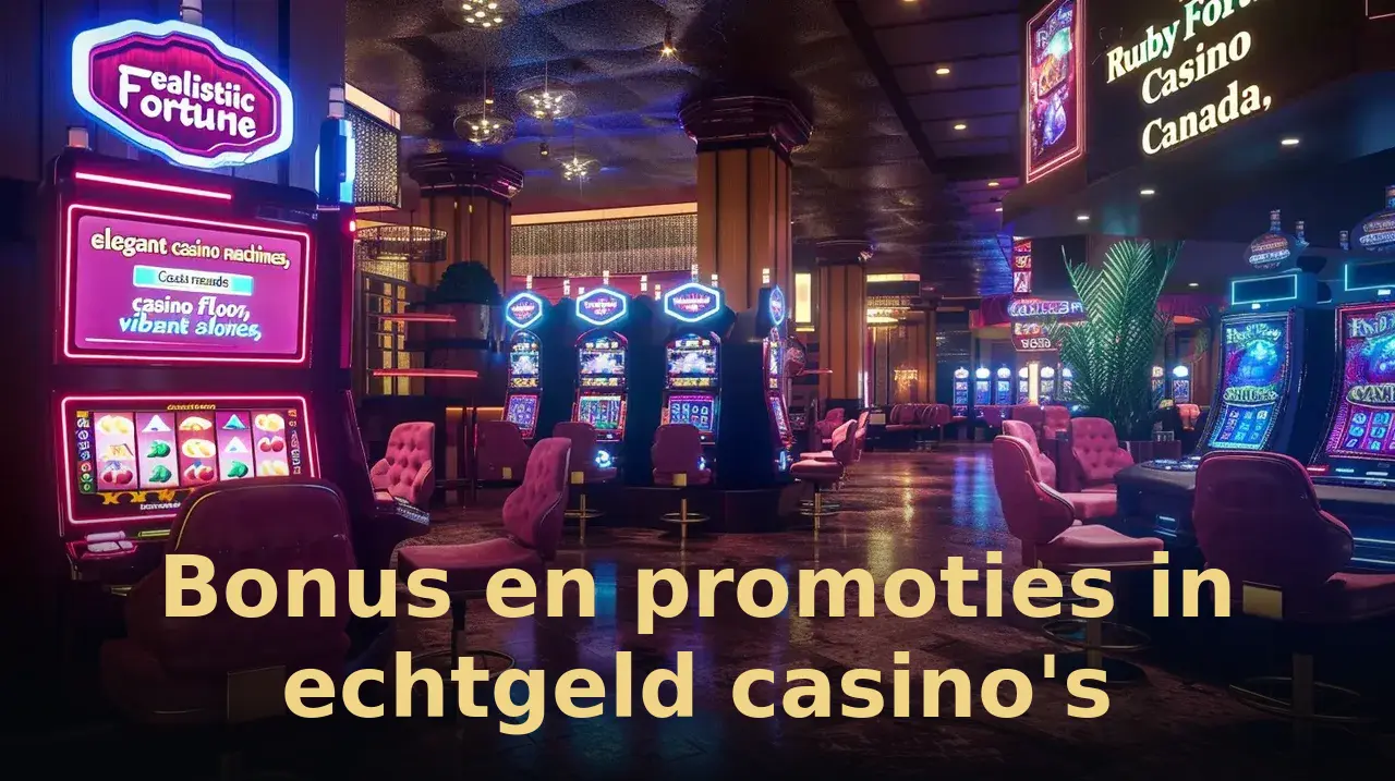 Bonus en promoties in echtgeld casino's