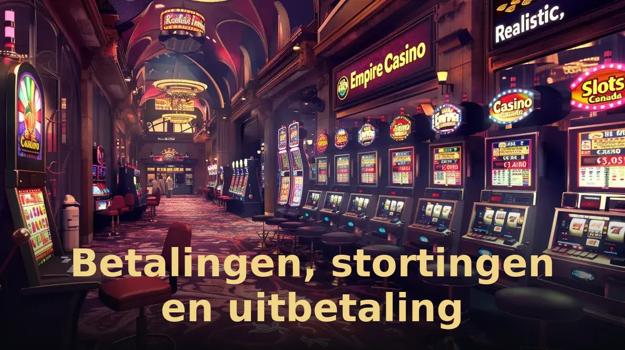 Betalingen, stortingen en uitbetaling